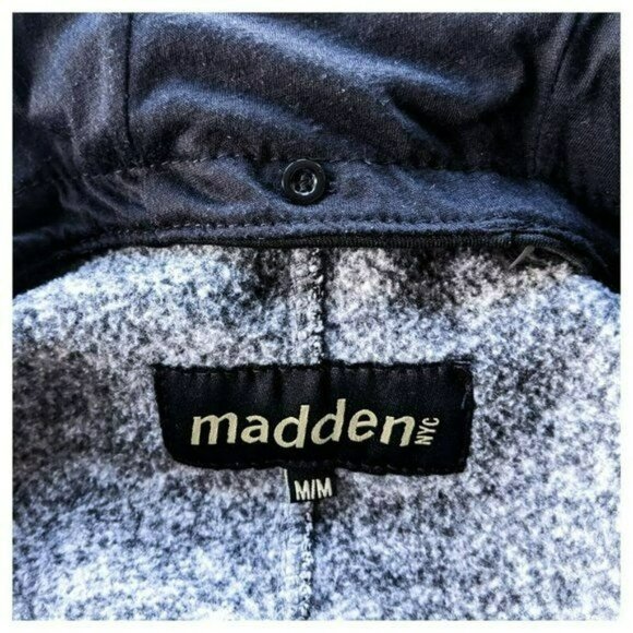 Madden NYC Marled Knit Full Zip, Cinch Waist, Sweater Jacket Size M - Picture 3 of 10